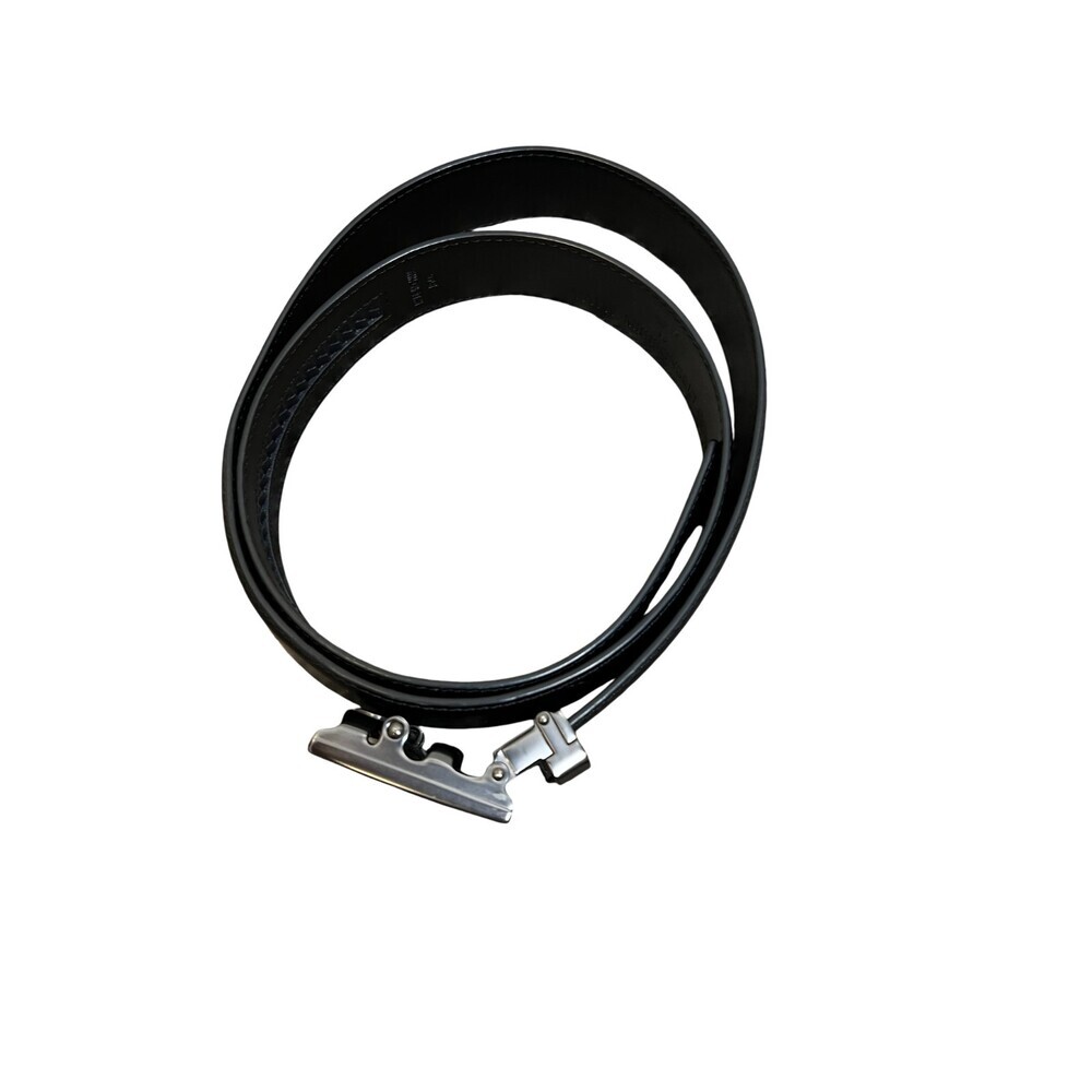 Mission Belt Men’s Leather Belt Size 45 Black University of Utah Logo Buckle - Picture 5 of 8